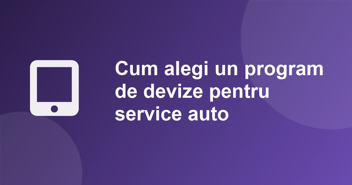 Cum alegi un program de devize pentru service auto: 10 criterii care conteaza cu adevarat